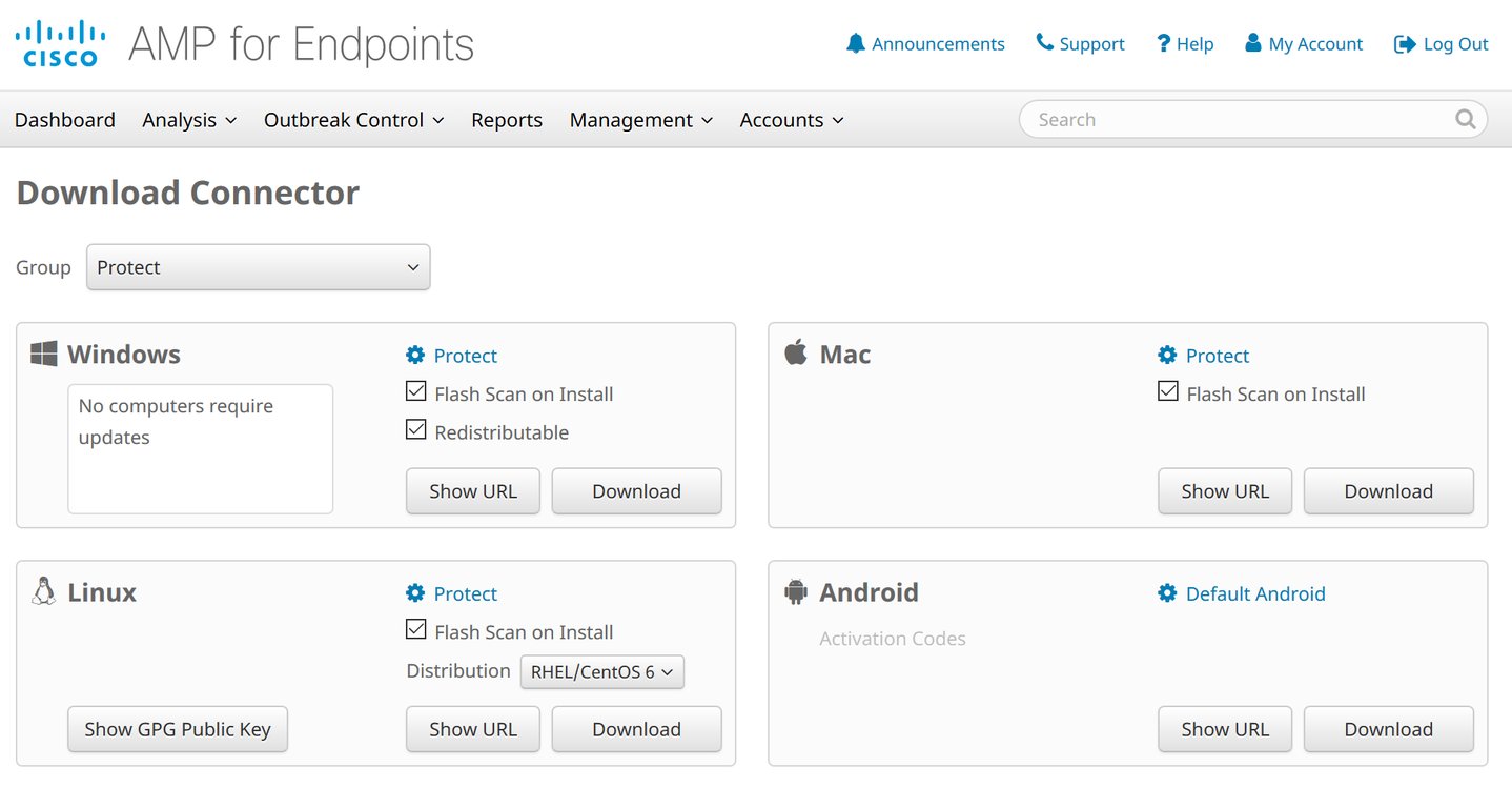 AMP for Endpoints Deployment to your Users